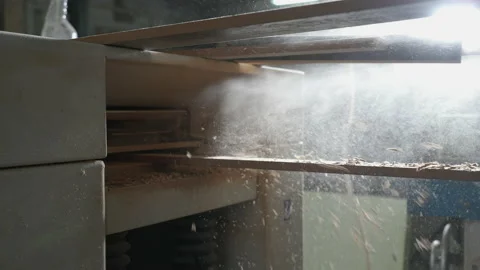 Wood board processing 스톡 동영상 162168485