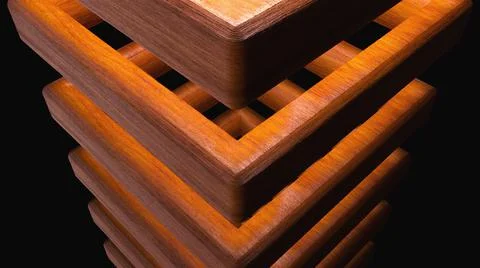 Wood boards with light 스톡 일러스트