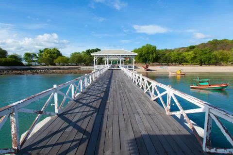 Wood bridge Stock Photos
