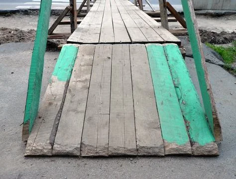 Wood bridge Stock Photos