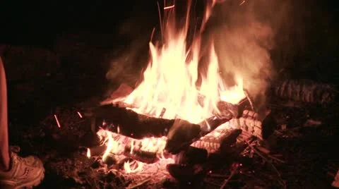 Wood burn Stock Footage 11856537