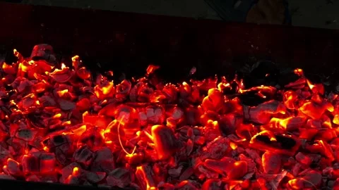 Wood burning close up Stock Footage 250159695