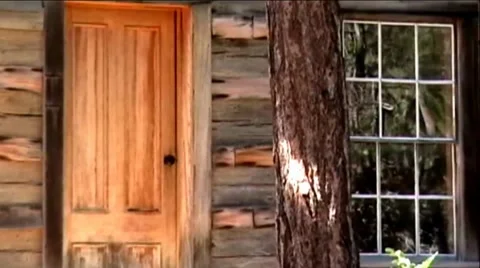 Wood Cabin Stock Footage 8751209