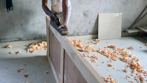 Wood Carpenter Stock Footage 322936576