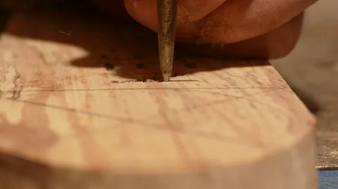 Wood Carving Close Up, Stock Footage 58688752