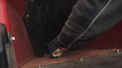 Wood chipper Machine. Super slow motion. Video stock 269135085