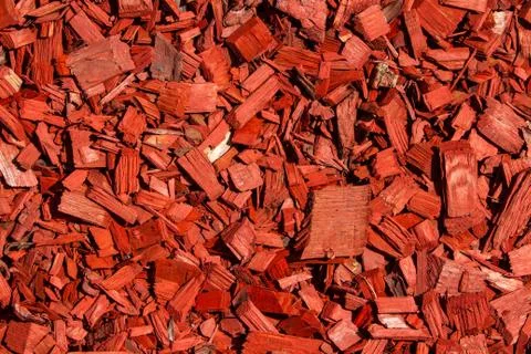 Wood chips. Stock Photos