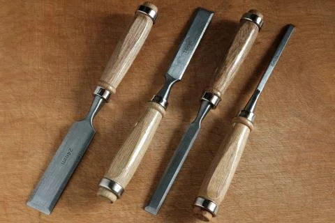 Wood chisels. Stock Photos