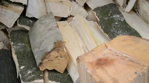 Wood chop Stock Footage 12264159