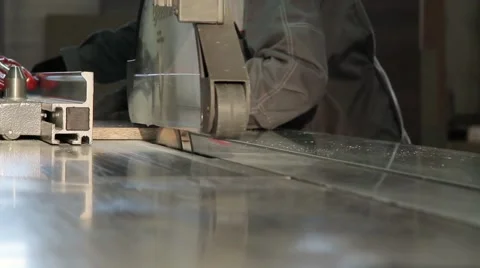 Wood Circular Saw Machine 2 Stock Footage 54426812