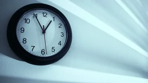 Wood Clock - Timelapse Stock Footage 21949660