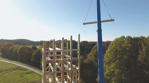 Wood constructing Stock Footage 100330428