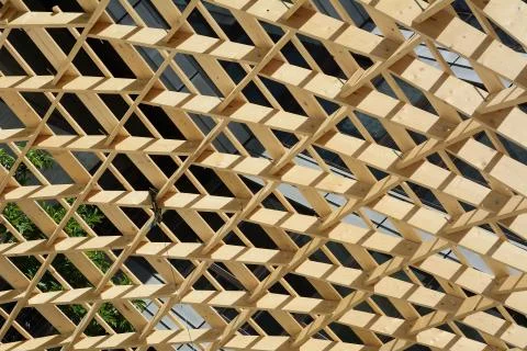 Wood construction Foto stock
