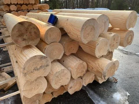 Wood for construction Stock Photos