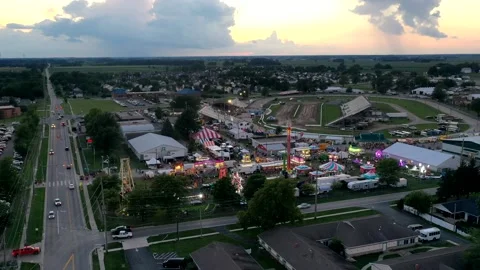 Wood County Fair Hyperlapse - (Bowling Green, Ohio) Stock-Footage 203631364