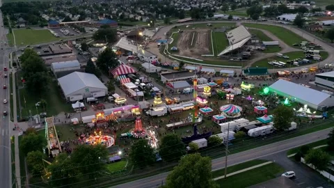 Wood County Fair Hyperlapse - (Bowling Green, Ohio) Stock-Footage 203631366