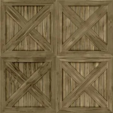 Wood crate generated hires texture Stock Illustration
