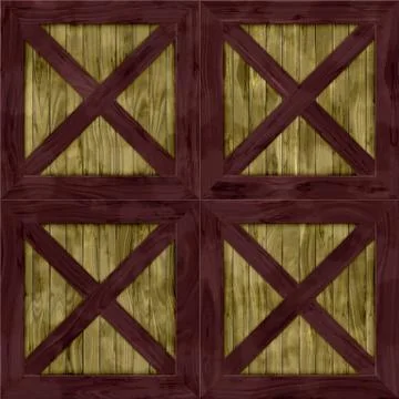 Wood crate generated hires texture Stock Illustration