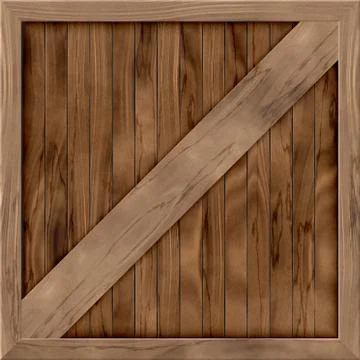 Wood crate generated hires texture 스톡 일러스트