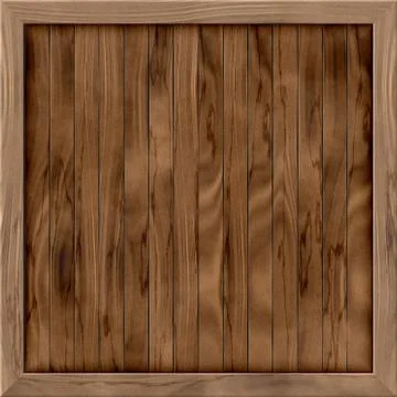 Wood crate generated hires texture 스톡 일러스트