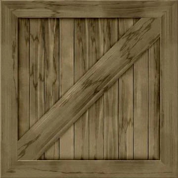Wood crate generated hires texture Stock Illustration