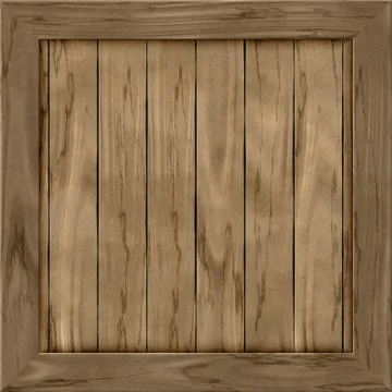 Wood crate generated hires texture Stock Illustration