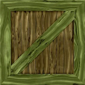 Wood crate generated hires texture 스톡 일러스트