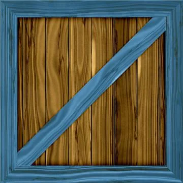 Wood crate generated hires texture 스톡 일러스트