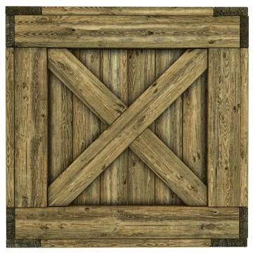 Wood crate Stock Illustration