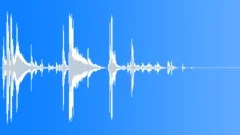 Wood debris bounce on dirt 01 Sound Effect