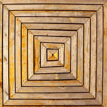 Wood deck pattern Stock Photos