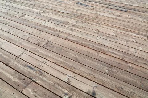 Wood deck Foto stock