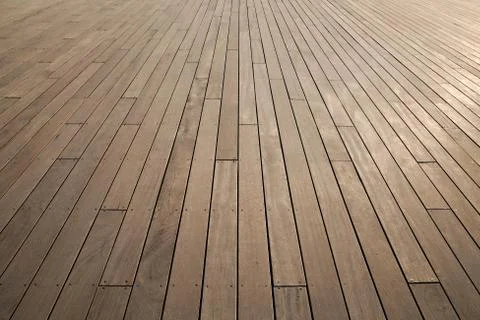Wood deck Foto stock