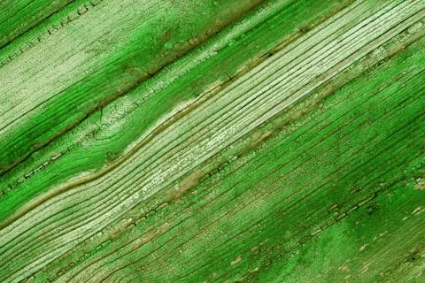 Wood diagonal lines background. Flat old boards top view. Stock Photos
