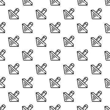 Wood dreidel pattern seamless vector Illustrazione stock