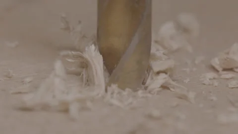 Wood drilling Stock Footage 158578279