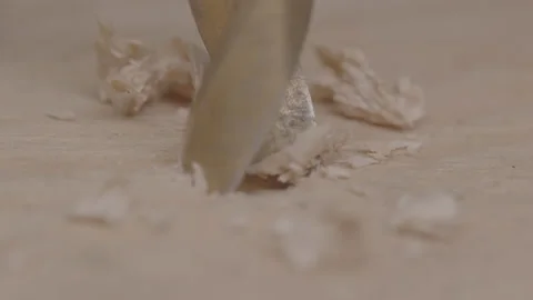 Wood drilling Stock Footage 158579249