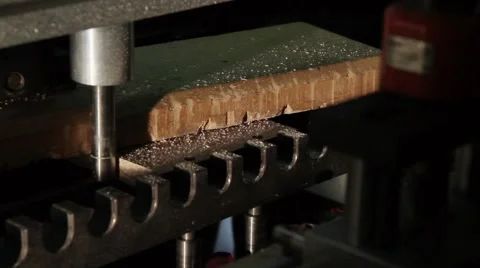 Wood Drilling Machine 3 Stock Footage 54430099