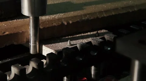 Wood Drilling Machine 4 Stock-Footage 54430238