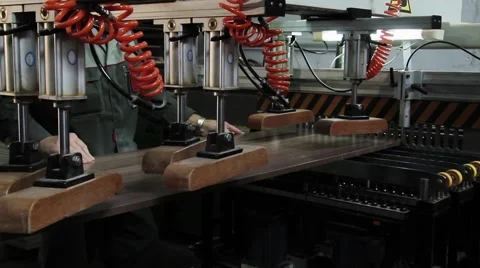 Wood Drilling Machine 5 Stock-Footage 54430835