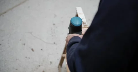 Wood Expert: High-Precision Cuts Stock Footage 327811055