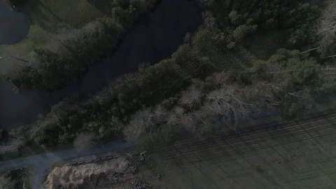 Wood Farm Stock Footage 127576844