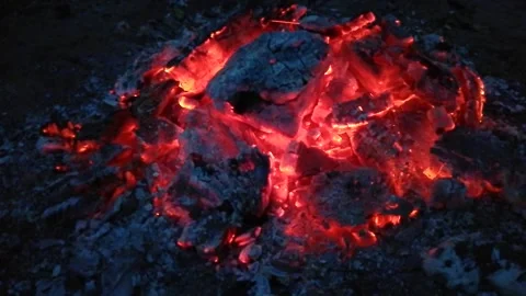 Wood fire flare background Stock Footage 138167281