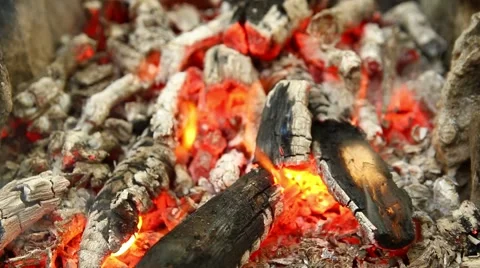 Wood fire Stock Footage 67616178