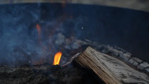 Wood fire Stock Footage
