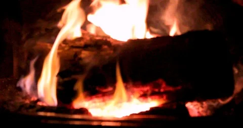Wood on Fire Stock-Footage 103132690