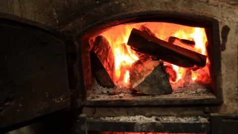 Wood Fire Stock Footage 116530330