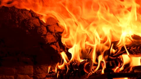 Wood fire Stock Footage 210600911