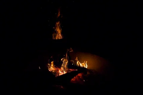 Wood Flame Stockfoto's