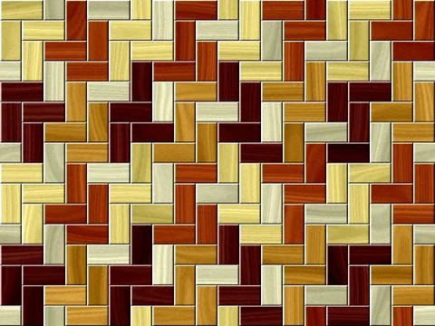 Wood floor pattern seamless generated hires texture Stock Illustration